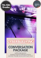 Vorschau - Anderer Materialtyp - Cyberbullying- Middle/High School Conversation Packages - Deckblatt