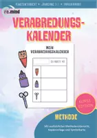 Vorschau - Arbeitsblätter - Verabredungskalender | Kunstunterricht - Deckblatt