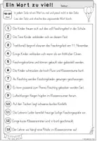 Vorschau - Arbeitsblätter - Leseübung / Ein Wort zu viel: Fasching / Karneval (2.-3. Klasse) Deutsch - Seite 3