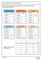 Vorschau - Arbeitsblätter - Proportionale Zuordnung – Wir kaufen Limo! - Seite 1
