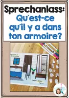 Vorschau - Spiele - Sprechanlass: Qu'est-ce qu'il y a dans ton armoire? (Kleidung & Farben) - Deckblatt