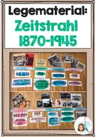 Vorschau - Bildkarten - Historischer Zeitstrahl 1870-1945 (Legematerial) - Deckblatt