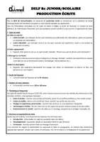 Aperçu - Préparation de séance / Séance complète - PRODUCTION ÉCRITE : Guide et exemples (DELF B1 Junior) - Page 1