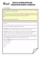 Aperçu - Préparation de séance / Séance complète - PRODUCTION ÉCRITE : Guide et exemples (DELF B1 Junior) - Page 2