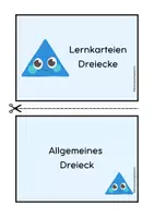 Vorschau - Poster - Lernkarteien Dreiecke (2) - Seite 1