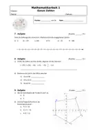 Vorschau - Test - Klassenarbeit Ganze Zahlen (Kl. 6/7) - Seite 2