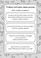 anteprima - Esercizi - Problemi sottrazioni classe seconda - Pagina 3