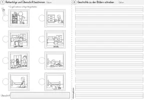 Vorschau - Stationenlernen - Bildergeschichte Frühling | Geschichten schreiben - Seite 2
