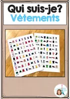 Vorschau - Spiele - Spiel: Qui suis-je? (Vêtements) - Deckblatt