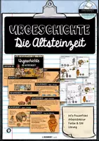 Vorschau - Stundenentwürfe - Urgeschichte - Die Altsteinzeit - Deckblatt