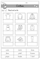 Vorschau - Arbeitsblätter - Clothes Kleidung Arbeitsblatt differenziert - Englisch - Seite 3