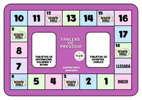 Vista previa - Tarjetas / Manipulativos - Tablero de prosodia - página 2