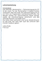 Vorschau - Arbeitsblätter - Rechensafari 4 - Zahlenzerlegung bis 20 - Trainingsheft - Seite 1