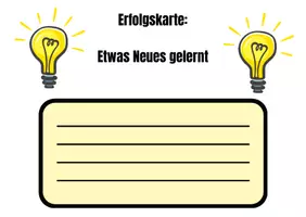 Vorschau - Bildkarten - Erfolgskarten für Erfolgsrunden - Deckblatt