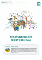 Vorschau - Stundenentwürfe - Karnevals-Sportstunde für die Grundschule - Seite 1