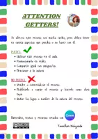 Vista previa - Decoración del aula - ATTENTION GETTERS!! - página 1