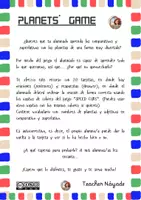 Vista previa - Juegos / Gamificación - Planets´ game - Comparatives & Superlatives- - Portada