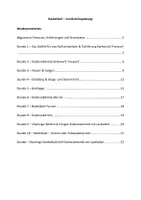 Vorschau - Stundenentwürfe - Basketball - Lernbereichsplanung - Seite 3
