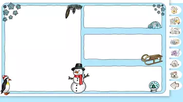 Vorschau - Präsentationen/Tafelbilder - interaktiver Startbildschirm digitale Tafel Winter - Seite 1