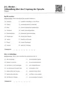Vorschau - Stundenentwürfe - Herder - Ursprung der Sprache (Lernsong + Übungen) - Seite 1