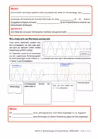 Vorschau - Unterrichtsreihen - Kursstufe Physik 3.3: Wellenentstehung und -ausbreitung (PDF, DOCX, Musterlösung) - Seite 1