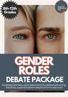 Vorschau - Anderer Materialtyp - Gender Roles- Middle/High School Debates - Deckblatt