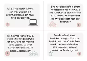 Vorschau - Merkblätter - Prozentrechnung und Übungsaufgaben - Seite 2