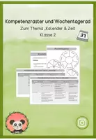 Vorschau - Unterrichtsreihen - Materialpaket zum Thema "Kalender" Klasse 2 #teilenwiesanktmartin - Seite 1