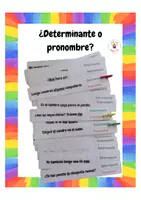Vista previa - Juegos / Gamificación - Tarjetas determinante o pronombre - Portada