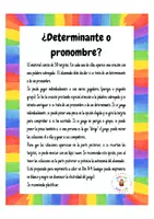 Vista previa - Juegos / Gamificación - Tarjetas determinante o pronombre - página 1