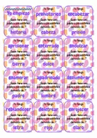 Vista previa - Juegos / Gamificación - Yo tengo quién tiene Palabras Parasintéticas - página 2