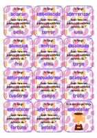 Vista previa - Juegos / Gamificación - Yo tengo quién tiene Palabras Parasintéticas - página 3