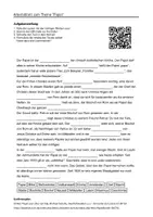 Vorschau - Arbeitsblätter - Lernposter + Arbeitsblätter zum Thema "Papst" + Lösung & MP3 + Mindmap + Infografiken - Seite 1