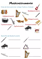 Vorschau - Mal- und Bastelvorlagen - Materialpaket zu Musikinstrumenten - Seite 2