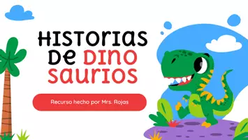 Vista previa - Unidades / Secuencias / Situaciones de Aprendizaje - Historias de dinosaurios - Colores, alimentación y acciones - página 1