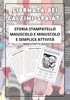 anteprima - Esercizi - Storia dei calzini spaiati più semplice attività - Pagina di copertina