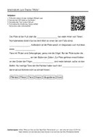 Vorschau - Arbeitsblätter - Arbeitsblätter zum Thema "Pfote" (Lückentext, Hörverstehen) + Lösung & MP3 - Deckblatt