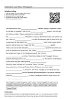 Vorschau - Arbeitsblätter - Lernposter + Arbeitsblätter zum Thema "Philosophie" + Lösung & MP3 + Mindmap + Infografik - Seite 1