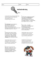 Vorschau - Arbeitsblätter - Hip-Hop-Lied mit Audio / Video zu Rechtschreibung / Rechtschreibstrategien - Seite 1