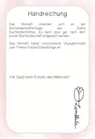 Vorschau - Arbeitsblätter - Miniheft Vokale/Silbenkönige - Lernblüte - Seite 1