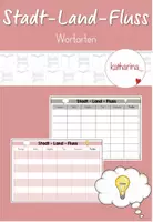 Vorschau - Spiele - Wortarten: Stadt-Land-Fluss (Nomen, Verben, Adjektive) - Deckblatt