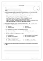 Vorschau - Test - Lesetest / Lektürekontrolle: Günter Kunert "Mann über Bord" - Seite 1
