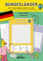 Vorschau - Arbeitsblätter - Deutschland Bundesländer Suchsel 🇩🇪✏️ Geografie zum Rätseln und Entdecken! - Deckblatt