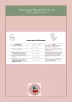 Vorschau - Arbeitsblätter - Ruckzuck-Bewertung für Rollenspiele - Deckblatt