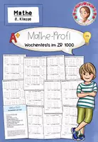 Vorschau - Arbeitsblätter - Kopfrechnen ZR 1000 | Mathe-Wochentests Klasse 3 - Deckblatt