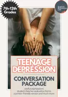 Vorschau - Anderer Materialtyp - Teenage Depression- Middle/High School Conversation Starters - Deckblatt