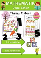 Vorschau - Arbeitsblätter - Ostern Zählen/Mathematik - Klasse 1 und 2 - Deckblatt