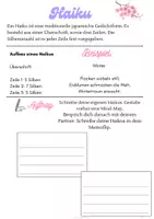 Vorschau - Arbeitsblätter - Lerntheke- Gedichte selbst verfassen - Seite 1