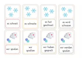 Vorschau - Spiele - Verben Zeitformen Quartett - Seite 3