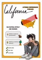 Vorschau - Arbeitsblätter - California - Listening Comprehension Exercises - Seite 1